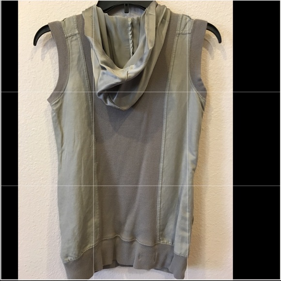CONVERSE JOHN VARVATOS WOMEN HOODED SHIRT TOP 0 XS - Picture 6 of 8